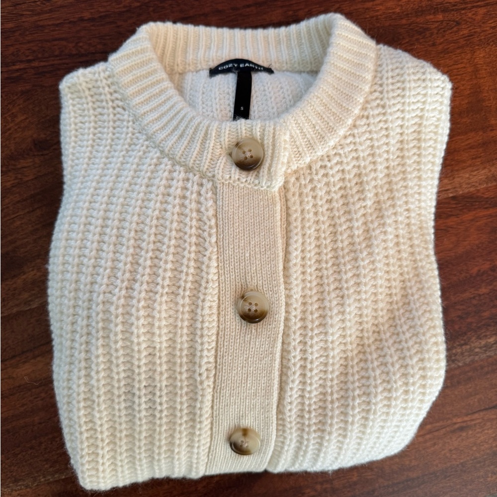 Cozy Earth Women's Arden Cardigan Bone